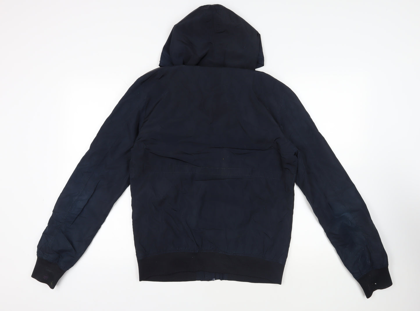 Antony Morato Mens Blue Windbreaker Jacket Size M Zip - Hooded Lightweight
