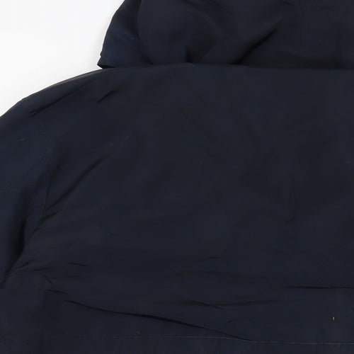 Antony Morato Mens Blue Windbreaker Jacket Size M Zip - Hooded Lightweight