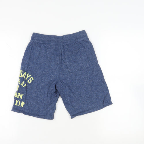 Gap Boys Blue Cotton Sweat Shorts Size 12 Years Regular Drawstring - Lazy Days