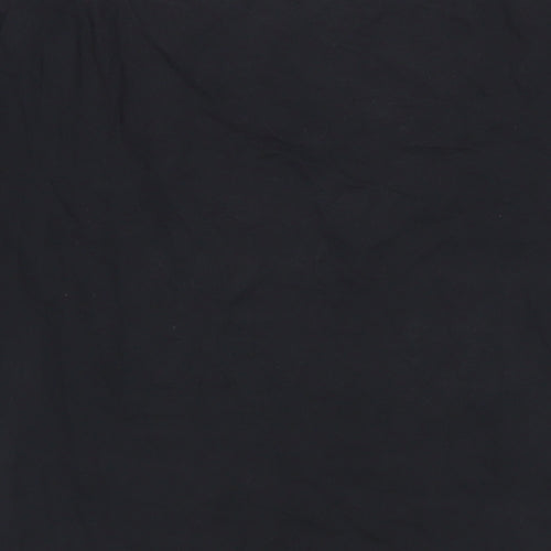 Hollister Mens Black Cotton T-Shirt Size M Crew Neck - Logo