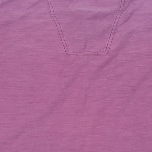 Fat Face Mens Purple Cotton Polo Size XL Collared Button