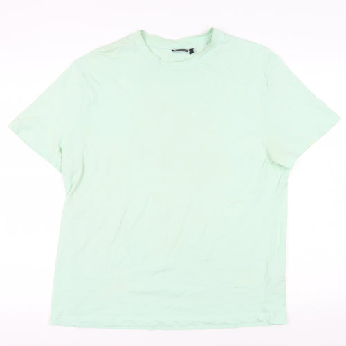 ASOS Mens Green Cotton T-Shirt Size M Crew Neck