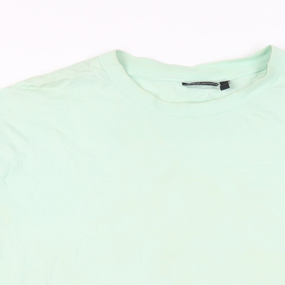 ASOS Mens Green Cotton T-Shirt Size M Crew Neck