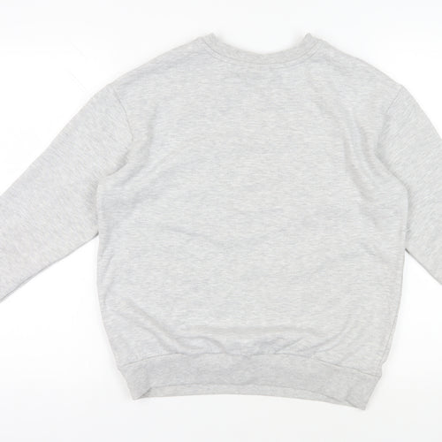 The Flintstones Womens Grey Cotton Pullover Sweatshirt Size S Pullover