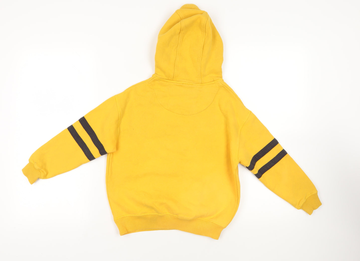 Marks and Spencer Girls Yellow Cotton Pullover Hoodie Size 8-9 Years Pullover - Harry Potter Hufflepuff