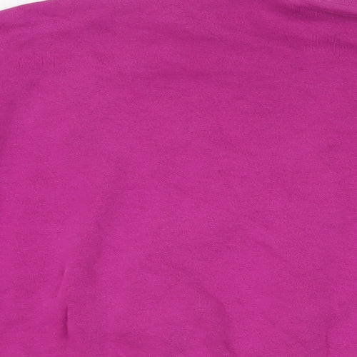 Nike Womens Purple Cotton Pullover Sweatshirt Size M Pullover - Logo