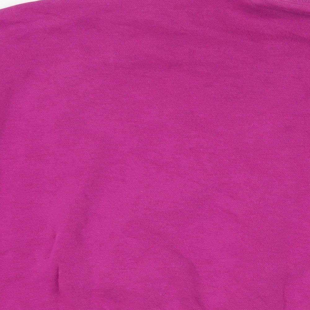 Nike Womens Purple Cotton Pullover Sweatshirt Size M Pullover - Logo