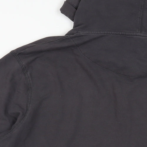 Triumph Motorcycles Mens Grey Cotton Pullover Hoodie Size 2XL - Logo Pockets