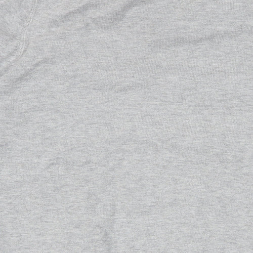 Duck and Cover Mens Grey Cotton Full Zip Sweatshirt Size XL - Logo Pockets