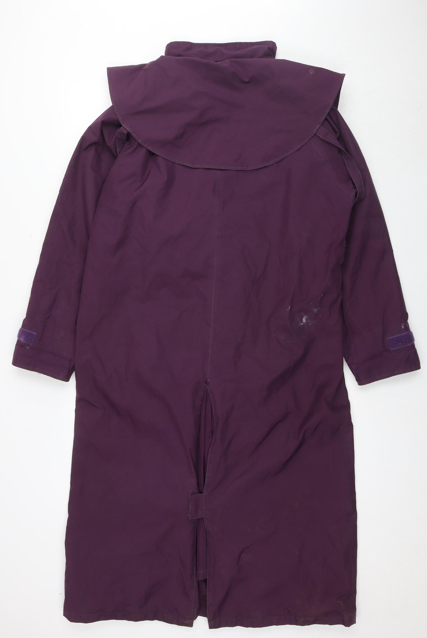 Jack Turphy Womens Purple Trench Coat Jacket Size 10 Zip