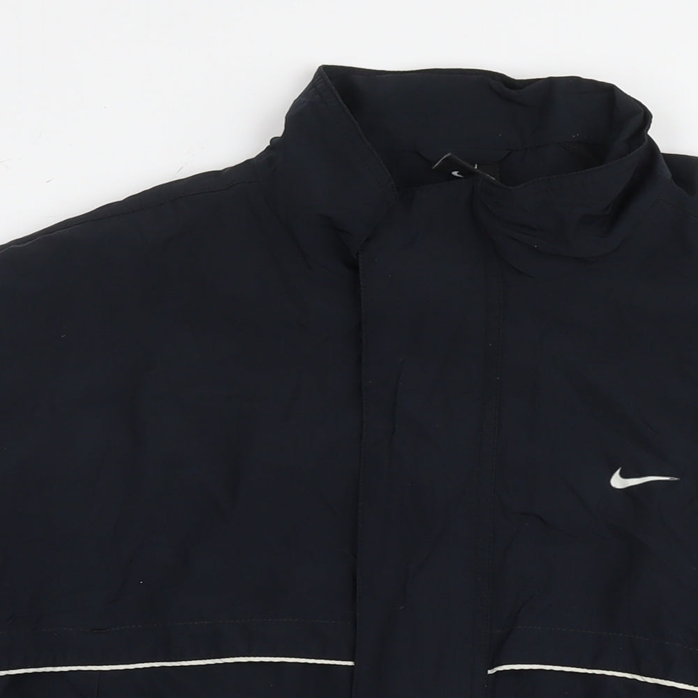 Nike Mens Black Jacket Size L Zip