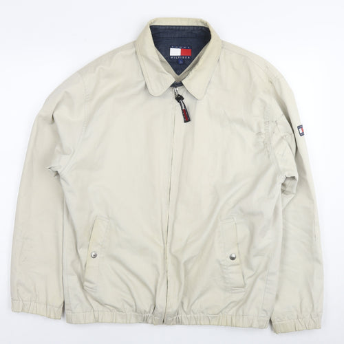 Tommy Hilfiger Mens Beige Jacket Size L Zip