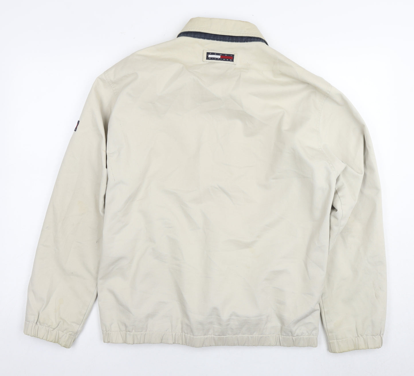 Tommy Hilfiger Mens Beige Jacket Size L Zip