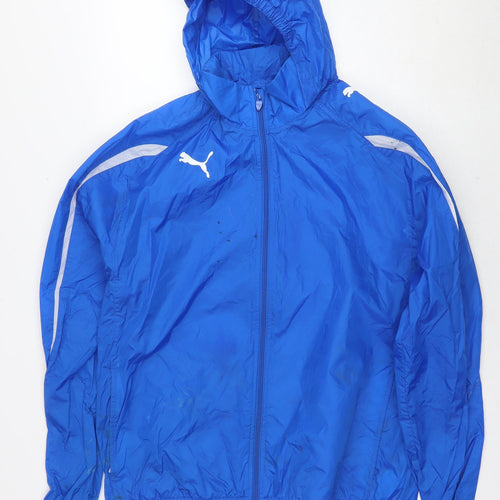 PUMA Mens Blue Jacket Size L Zip