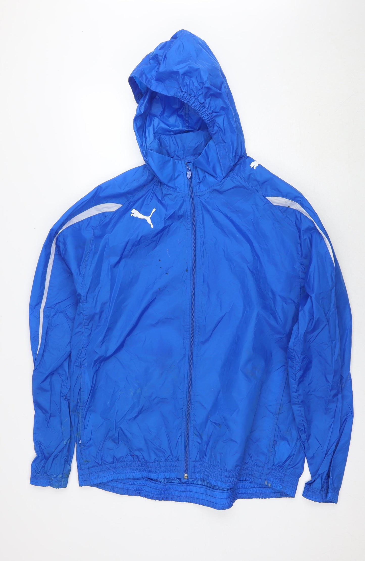 PUMA Mens Blue Jacket Size L Zip