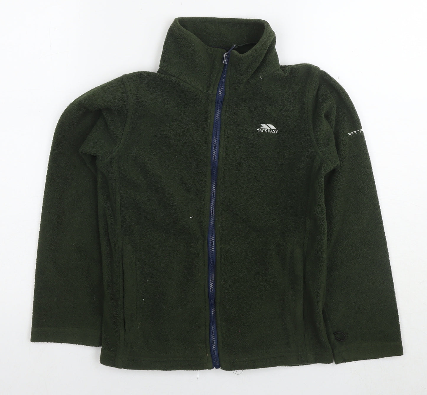 Trespass Boys Green Jacket Size 7-8 Years Zip