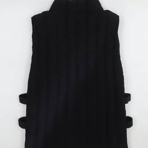 COS Womens Black Gilet Waistcoat Size M Zip - Side Slit(s), size M/L