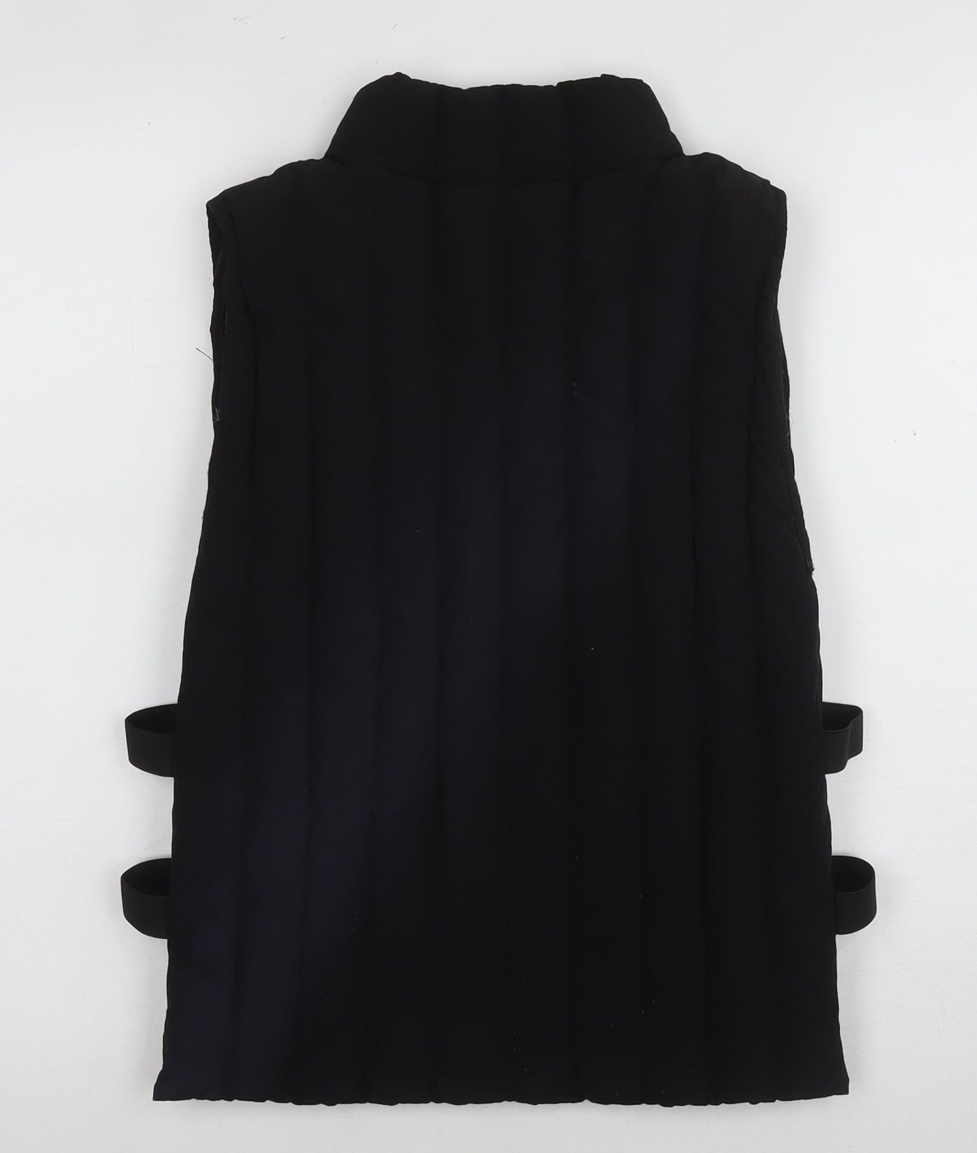 COS Womens Black Gilet Waistcoat Size M Zip - Side Slit(s), size M/L