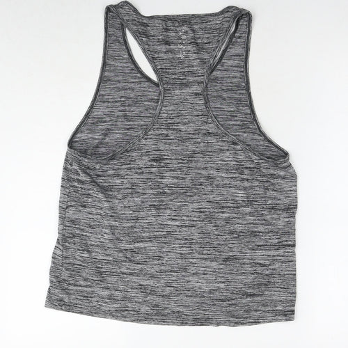 USA Pro Womens Grey Polyester Basic Tank Size 14 Round Neck Pullover