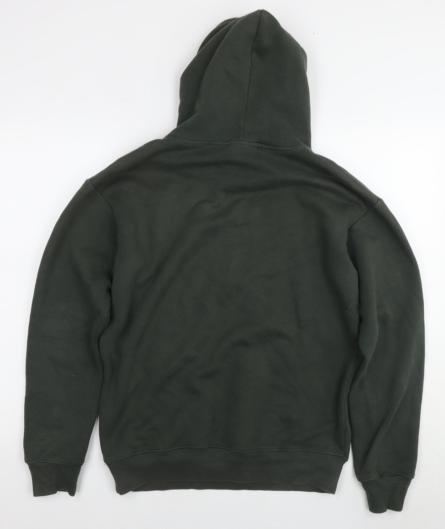 Criminal Damage Mens Green Cotton Pullover Hoodie Size XS - Logo