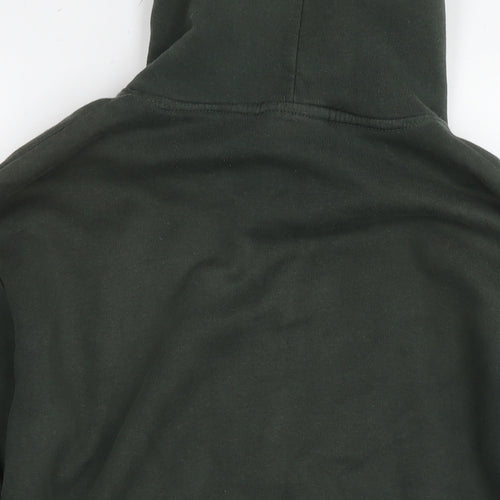Criminal Damage Mens Green Cotton Pullover Hoodie Size XS - Logo