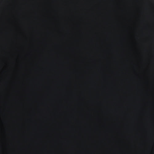 Xact Mens Black Cotton Polo Size M Collared Pullover