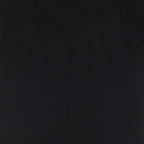 Avid&Co Mens Black Cotton T-Shirt Size S Round Neck