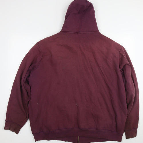 Cotton Traders Mens Purple Jacket Size 3XL Zip