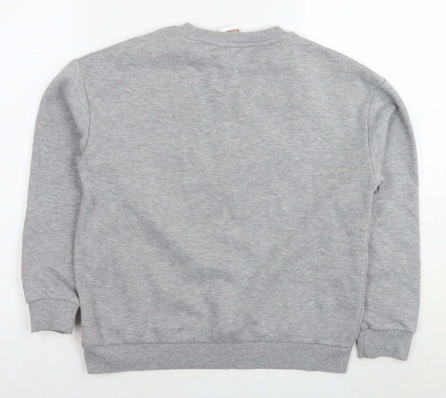 Marvel Boys Grey Cotton Pullover Sweatshirt Size 12-13 Years Pullover - Hulk