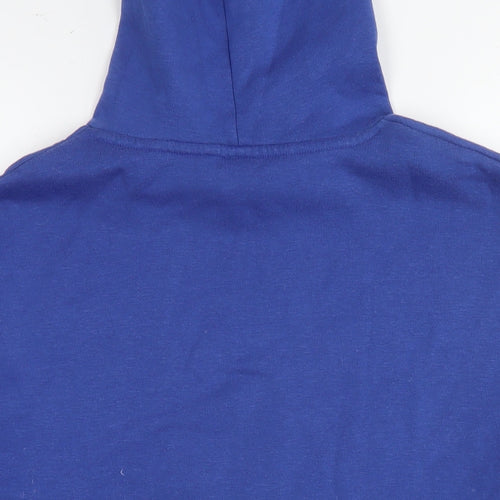 Slazenger Womens Blue Cotton Pullover Hoodie Size M Pullover