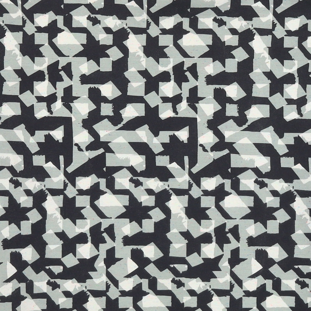 Villain Mens Multicoloured Geometric Polyester Pullover Sweatshirt Size S