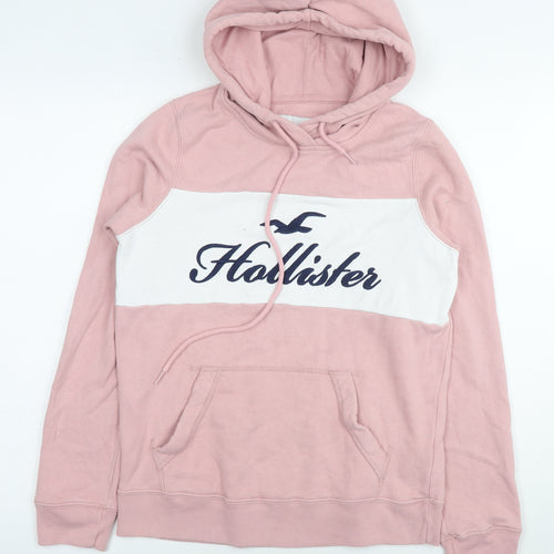 Hollister Womens Pink Cotton Pullover Sweatshirt Size XS Pullover - Logo