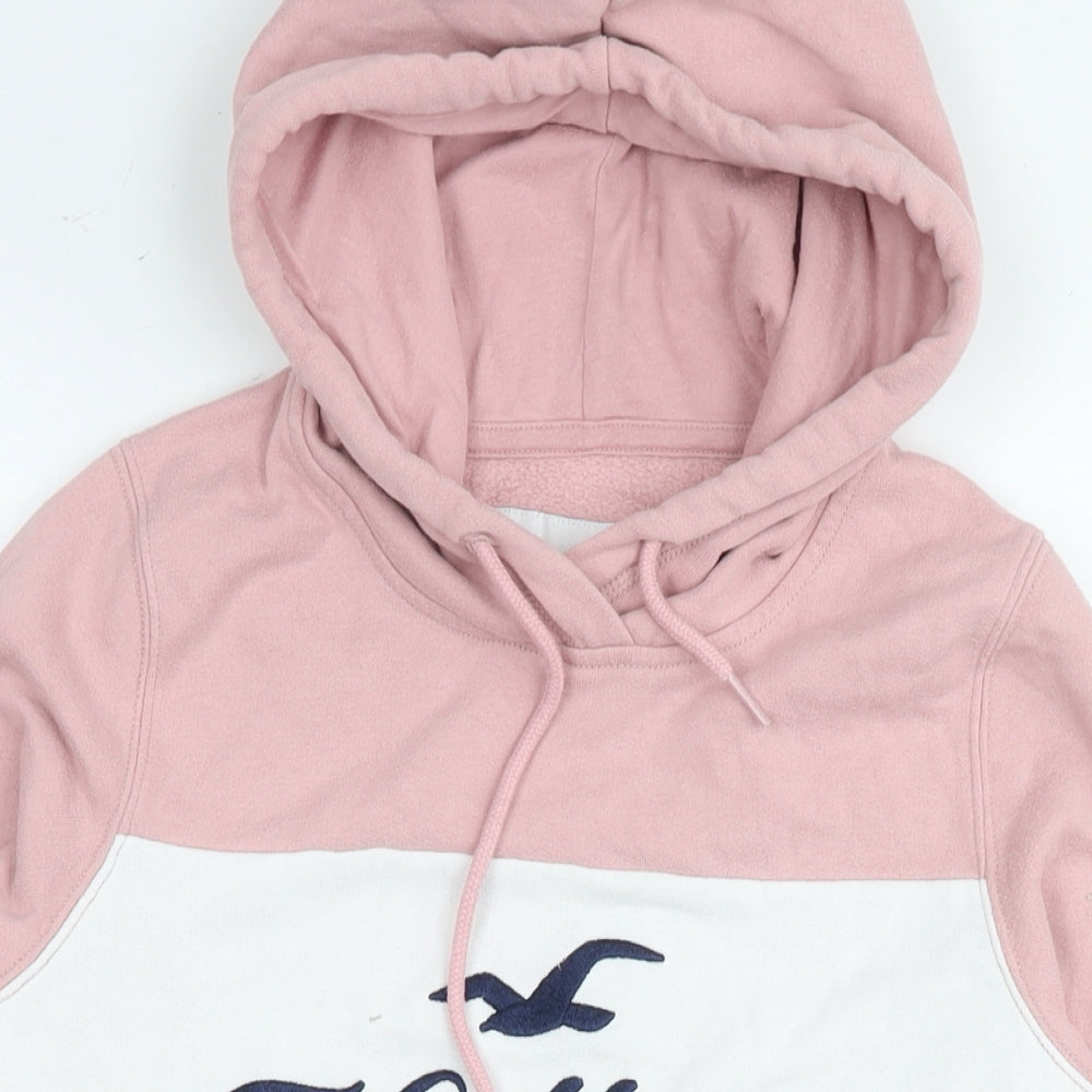 Hollister Womens Pink Cotton Pullover Sweatshirt Size XS Pullover - Logo