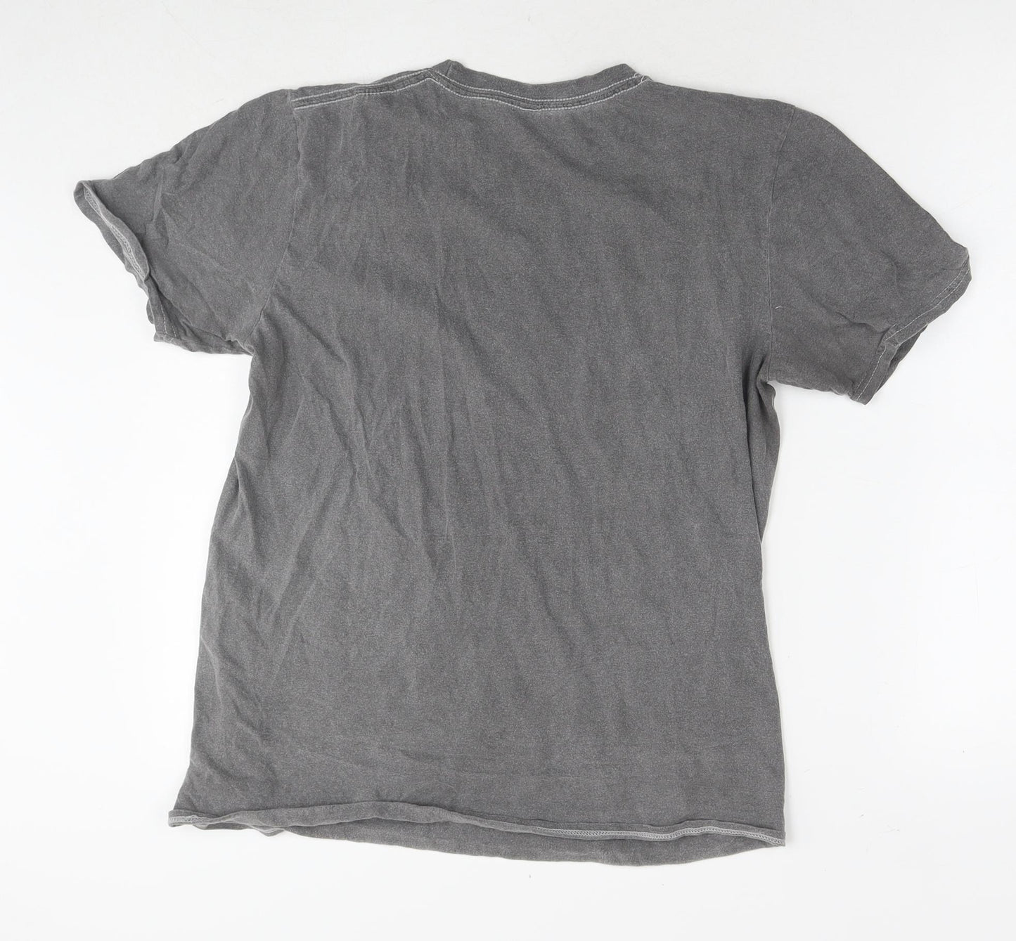 The Goonies Womens Grey Cotton Basic T-Shirt Size M Round Neck - Logo