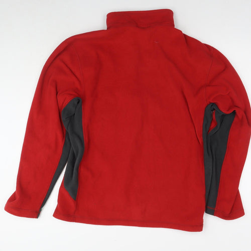 The North Face Mens Red Polyester Pullover Sweatshirt Size M