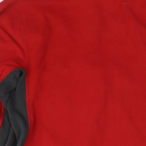 The North Face Mens Red Polyester Pullover Sweatshirt Size M