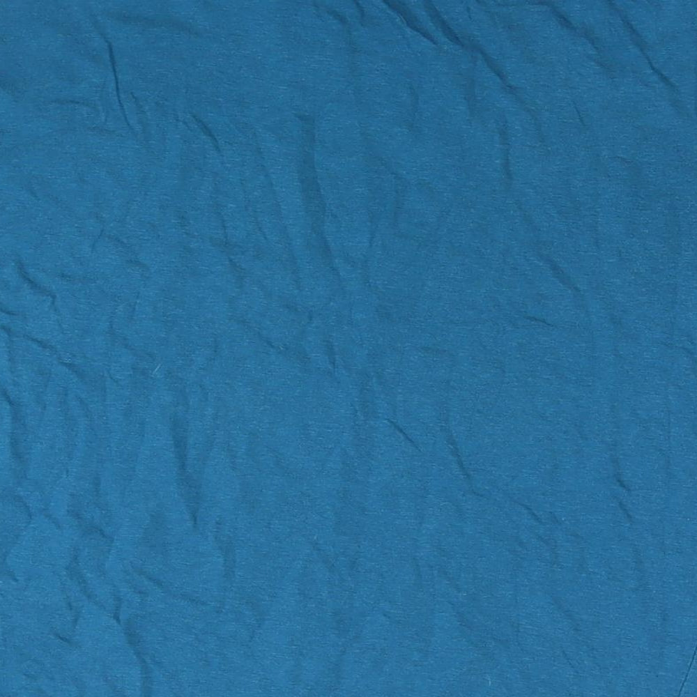 Donnay Womens Blue Cotton Basic T-Shirt Size M Round Neck