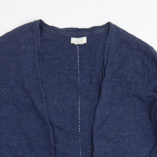 Fat Face Womens Blue V-Neck Cotton Cape Jumper Size 10