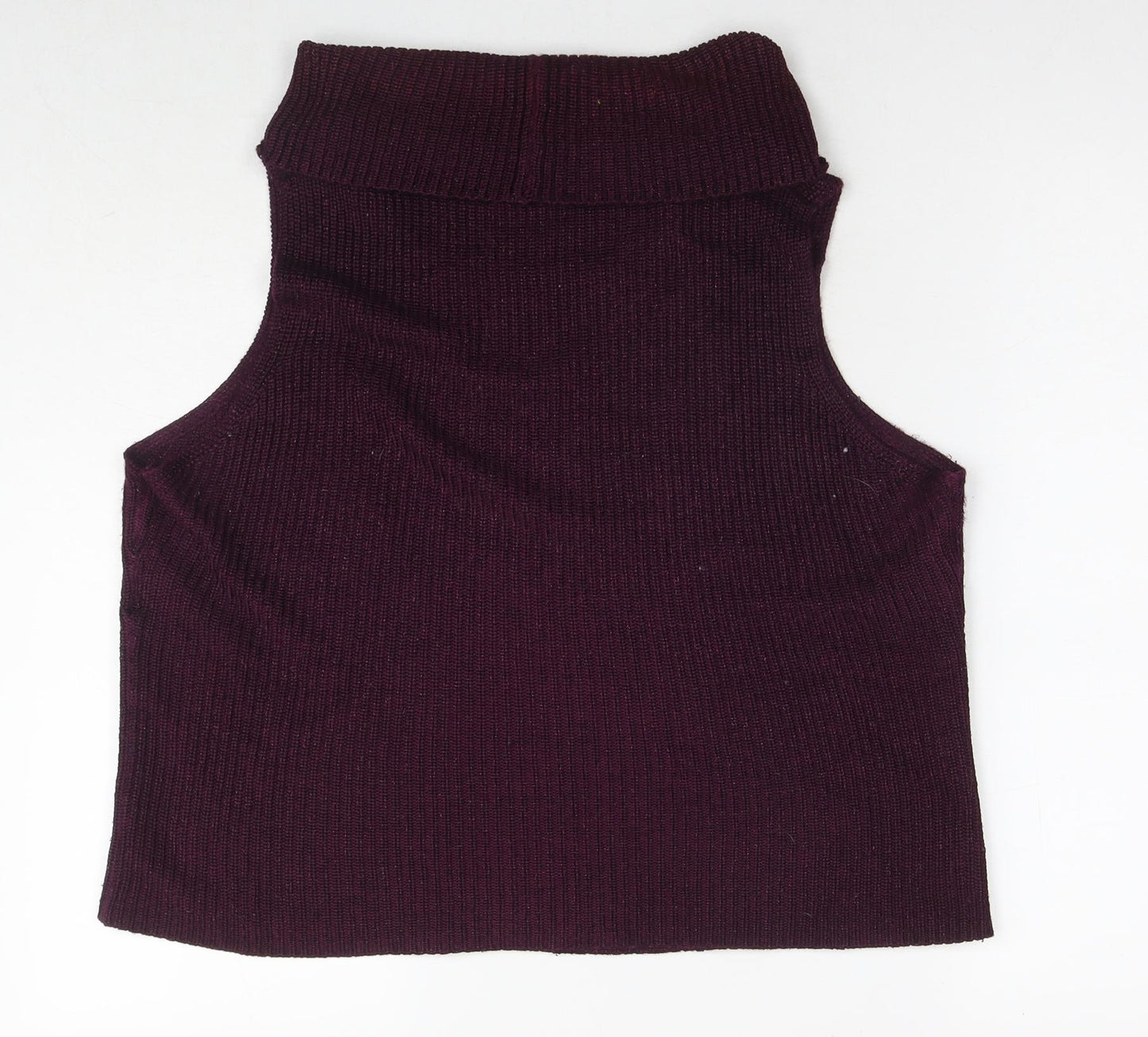 J. Taylor Womens Purple Roll Neck Viscose Pullover Jumper Size 20