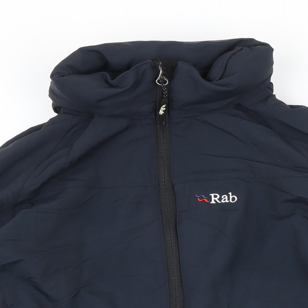 RAB Womens Black Jacket Coat Size 12 Zip