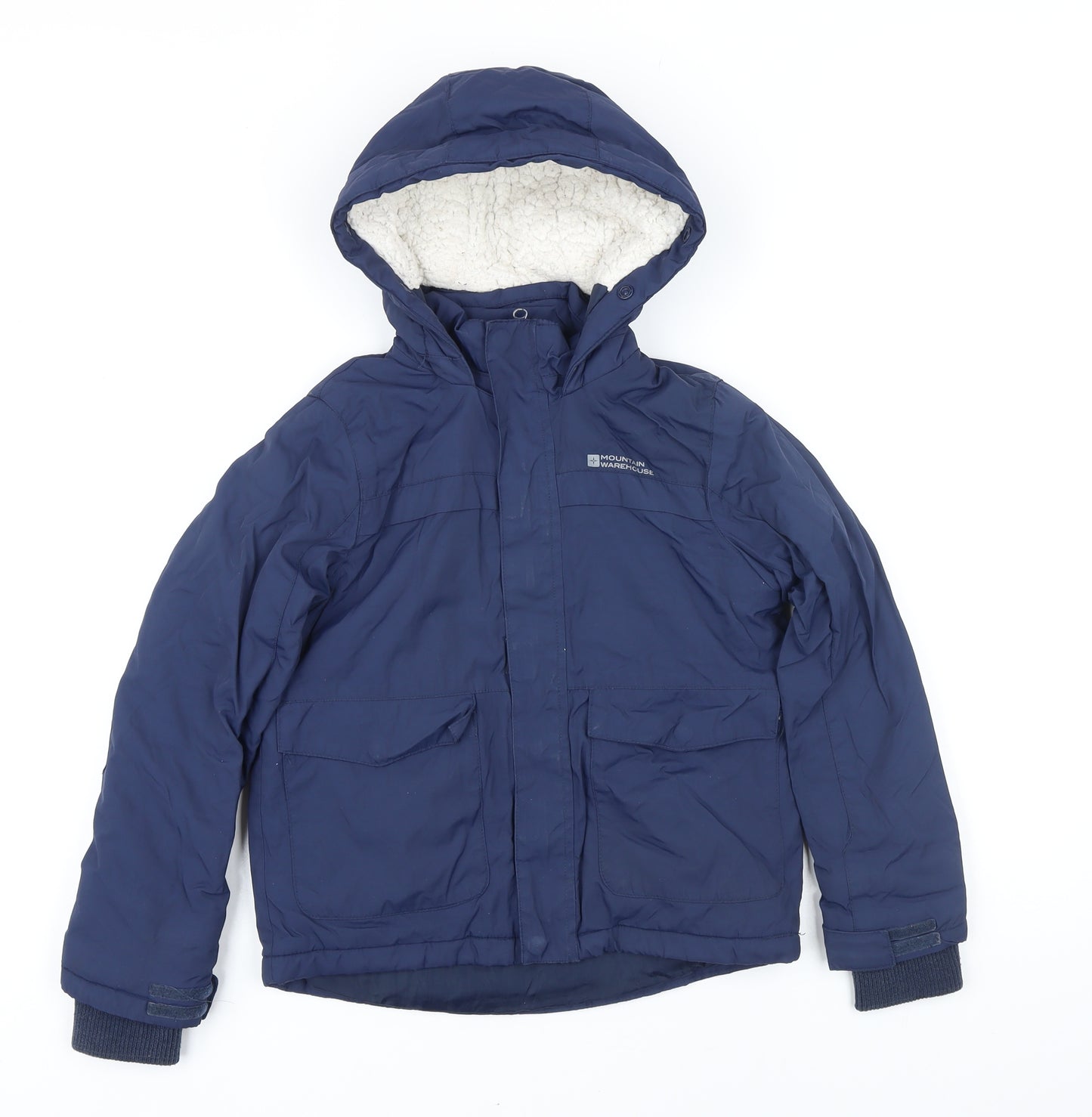 Mountain Warehouse Boys Blue Jacket Coat Size 7-8 Years Zip