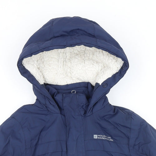 Mountain Warehouse Boys Blue Jacket Coat Size 7-8 Years Zip