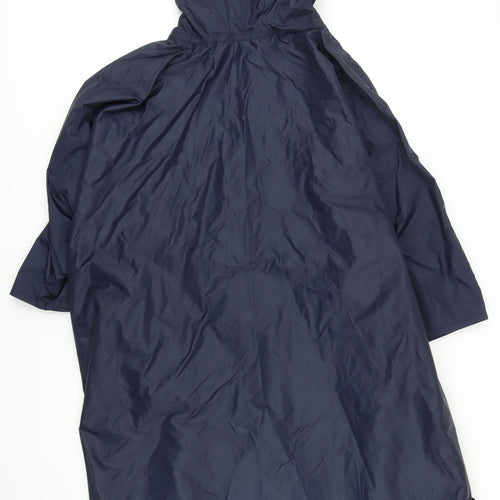 mountain craft Mens Blue Rain Coat Poncho One Size Snap