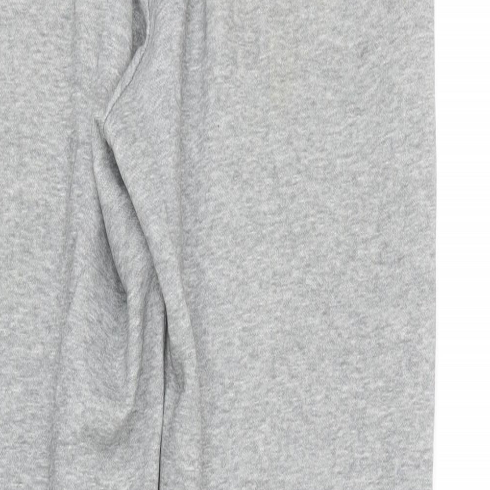 PUMA Mens Grey Cotton Jogger Leggings Size S L28 in Regular Drawstring - Elasticated waist