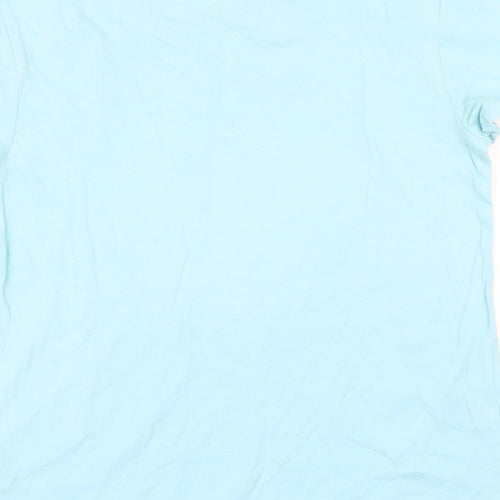 Gap Girls Blue 100% Cotton Basic T-Shirt Size XL Round Neck Pullover - Stronger together