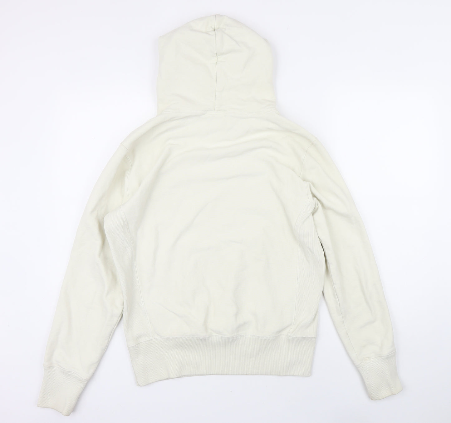 Champion Womens Ivory Cotton Pullover Hoodie Size M Pullover