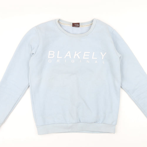 Blakely Womens Blue Cotton Pullover Sweatshirt Size S Pullover - Blakely Original