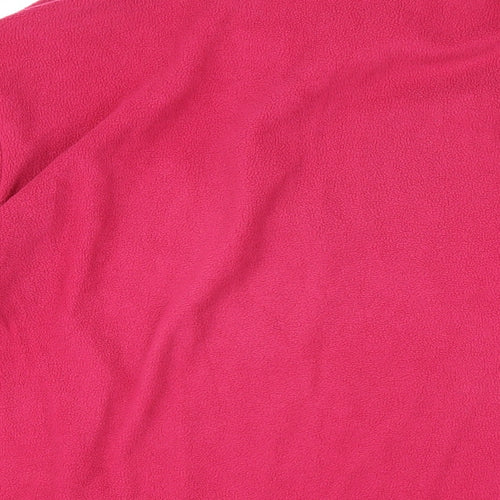 Regatta Womens Pink 100% Polyester Full Zip Sweatshirt Size 16 Zip