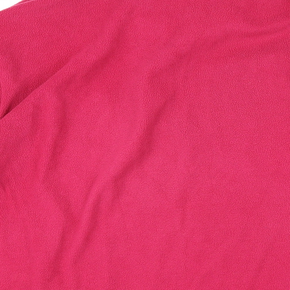 Regatta Womens Pink 100% Polyester Full Zip Sweatshirt Size 16 Zip