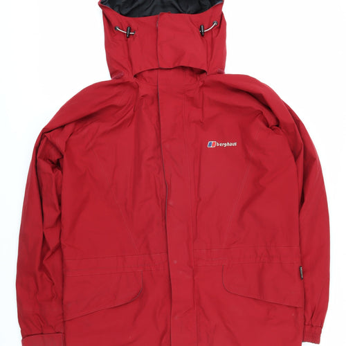 Berghaus Mens Red Jacket Coat Size S Zip